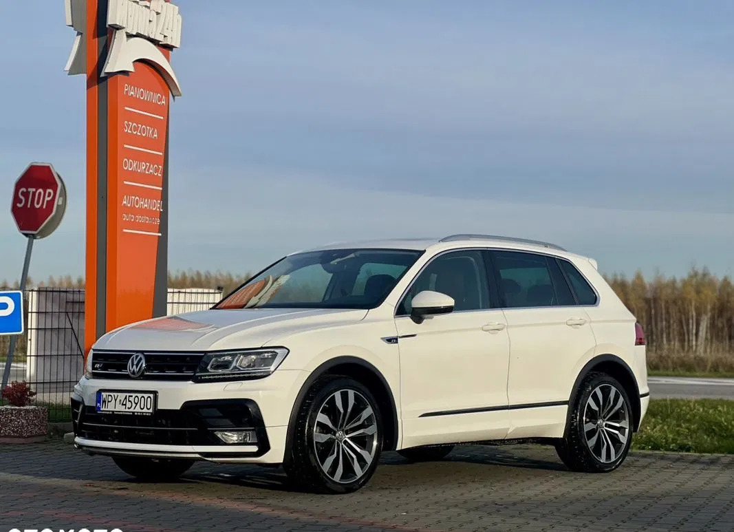 volkswagen jedwabne Volkswagen Tiguan cena 95600 przebieg: 190000, rok produkcji 2016 z Jedwabne